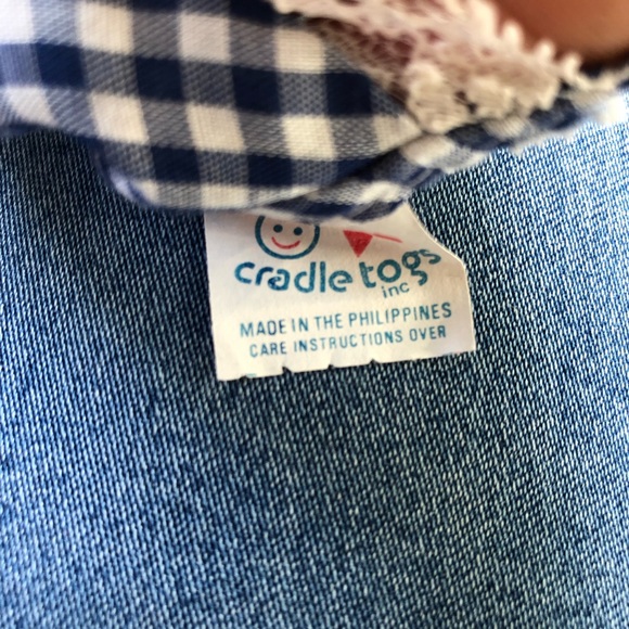 CRADLE TOGS | Vintage Baby Daddy’s Girl Dress and matching diaper cover - Picture 13 of 13